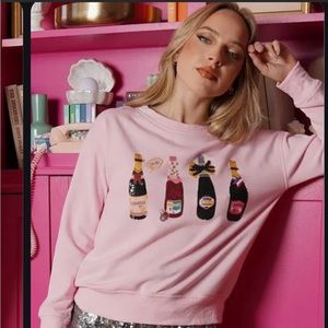 NWT Why Dress champagne sweatshirt